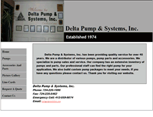 Tablet Screenshot of deltapump.net